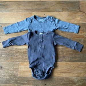 H&M 2 pack long sleeve bodysuit